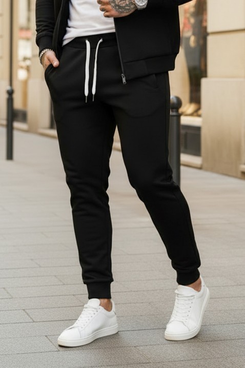 Muške pantalone LORODO BLACK, Boja: crna, IVET.RS - Nova Kolekcija