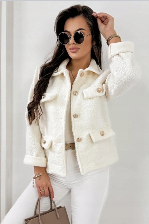 Jakna REDIOLJA ECRU, Boja: ecru, IVET.RS - Nova Kolekcija