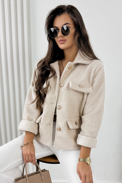 Jakna REDIOLJA BEIGE, Boja: bež, IVET.RS - Nova Kolekcija
