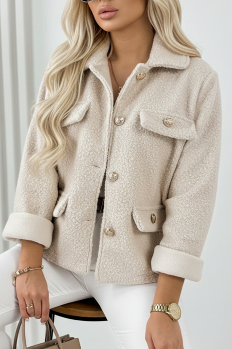 Jakna REDIOLJA BEIGE, Boja: bež, IVET.RS - Nova Kolekcija