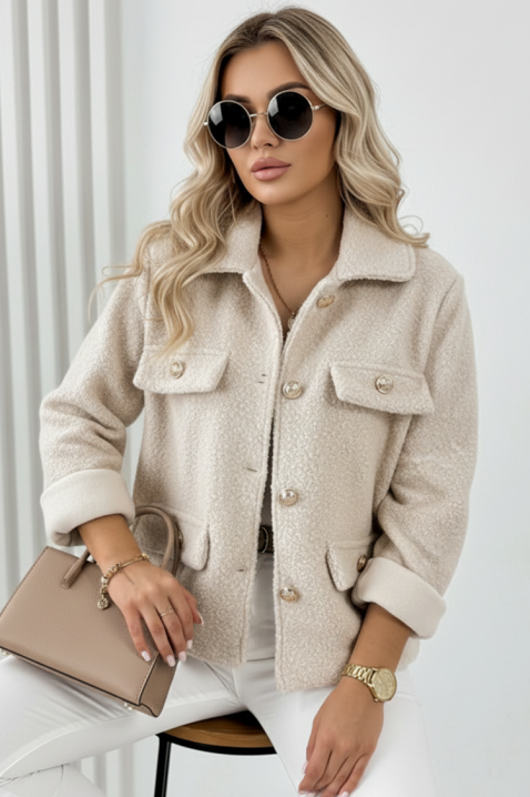 Jakna REDIOLJA BEIGE, Boja: bež, IVET.RS - Nova Kolekcija