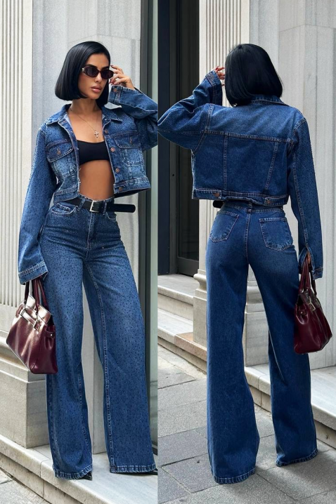 Komplet VLAMENZA, Boja: plava, IVET.RS - Nova Kolekcija