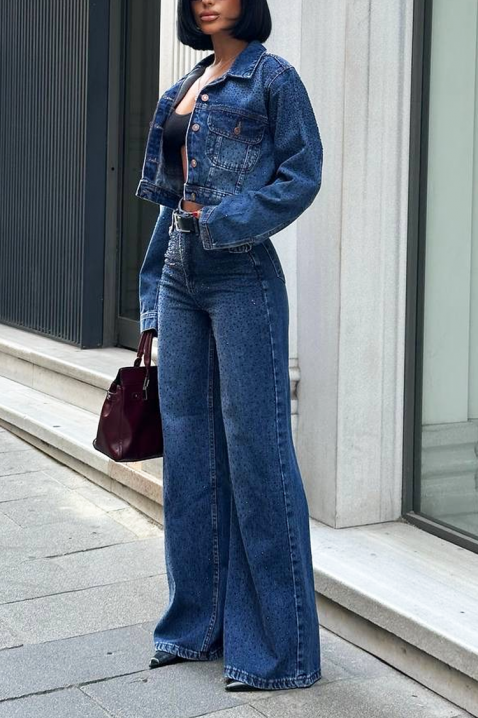 Komplet VLAMENZA, Boja: plava, IVET.RS - Nova Kolekcija