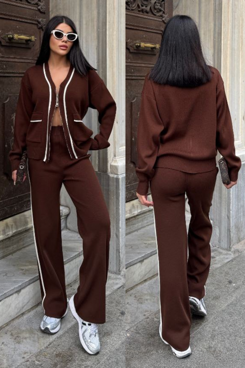 Komplet TROHELMA BROWN, Boja: braon, IVET.RS - Nova Kolekcija