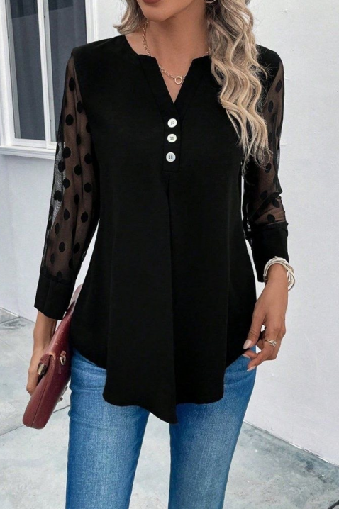 Ženska bluza BLAROLDA, Boja: crna, IVET.RS - Nova Kolekcija