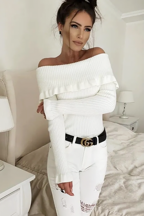 Ženska bluza PENSOLDA WHITE, Boja: bela, IVET.RS - Nova Kolekcija