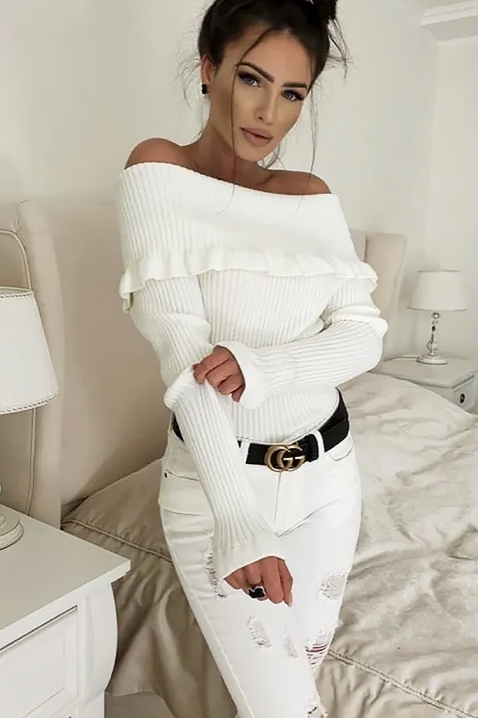 Ženska bluza PENSOLDA WHITE, Boja: bela, IVET.RS - Nova Kolekcija