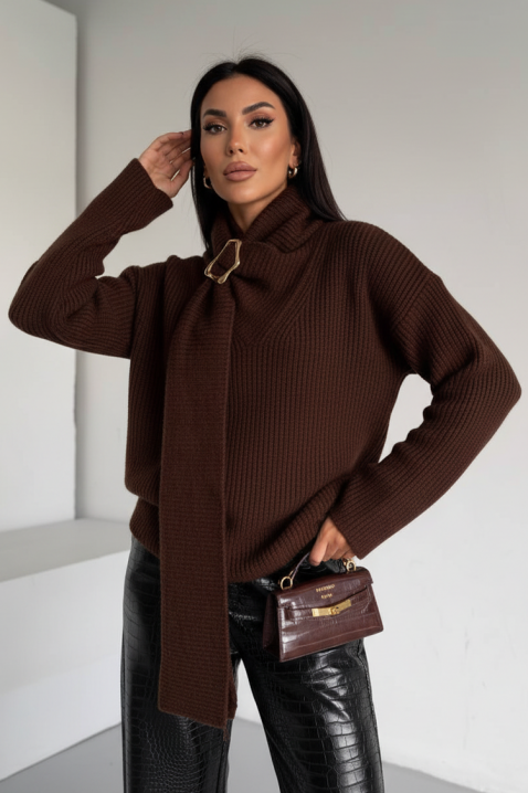 Džemper MIKONZA BROWN, Boja: braon, IVET.RS - Nova Kolekcija