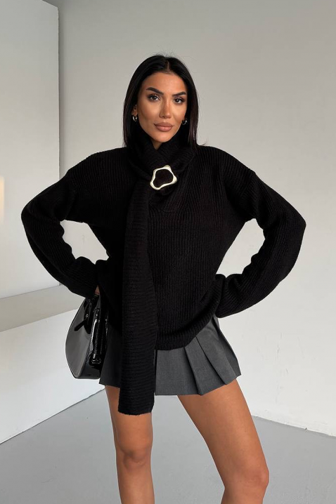 Džemper MIKONZA BLACK, Boja: crna, IVET.RS - Nova Kolekcija