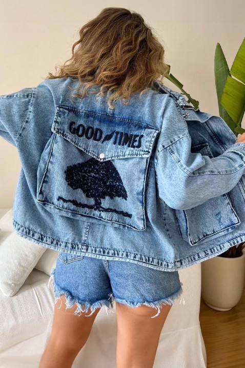 Teksas jakna TANVELZA BLUE, Boja: plava, IVET.RS - Nova Kolekcija