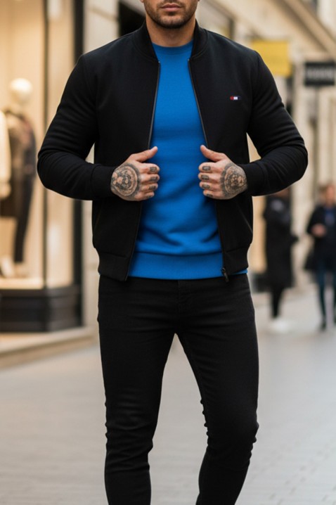 Muška dukserica NORONO BLACK, Boja: crna, IVET.RS - Nova Kolekcija