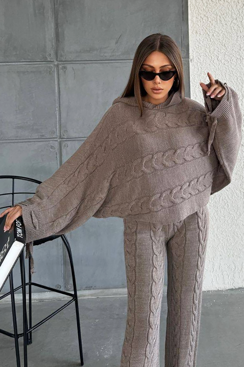 Komplet VOLZENA MOCHA, Boja: moka, IVET.RS - Nova Kolekcija