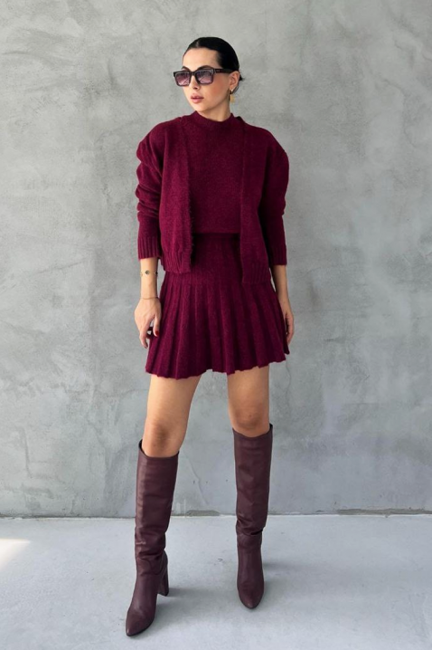 Komplet MIROLVA BORDO, Boja: bordo, IVET.RS - Nova Kolekcija