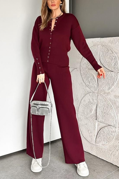 Komplet ELZORANA BORDO, Boja: bordo, IVET.RS - Nova Kolekcija