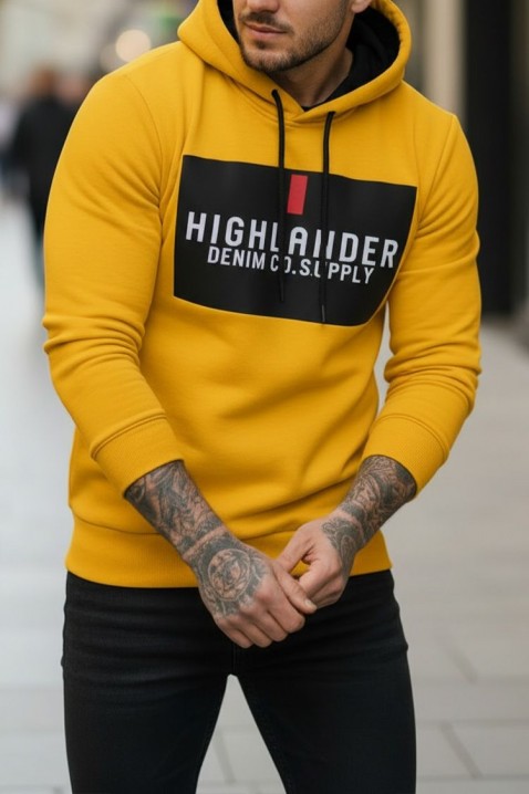 Muška dukserica MEFRIDO YELLOW, Boja: žuta, IVET.RS - Nova Kolekcija