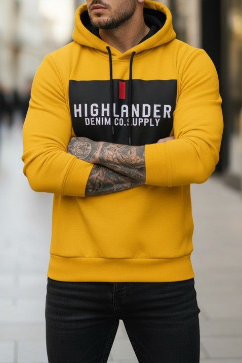 Muška dukserica MEFRIDO YELLOW, Boja: žuta, IVET.RS - Nova Kolekcija