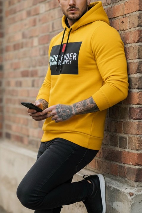 Muška dukserica MEFRIDO YELLOW, Boja: žuta, IVET.RS - Nova Kolekcija