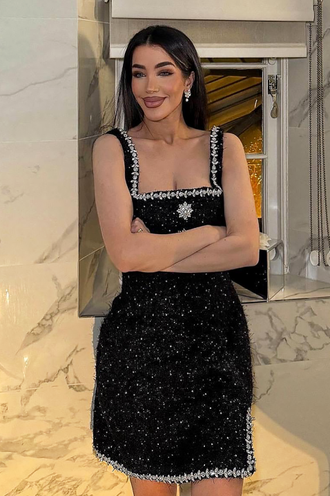 Haljina JULINZA, Boja: crna, IVET.RS - Nova Kolekcija