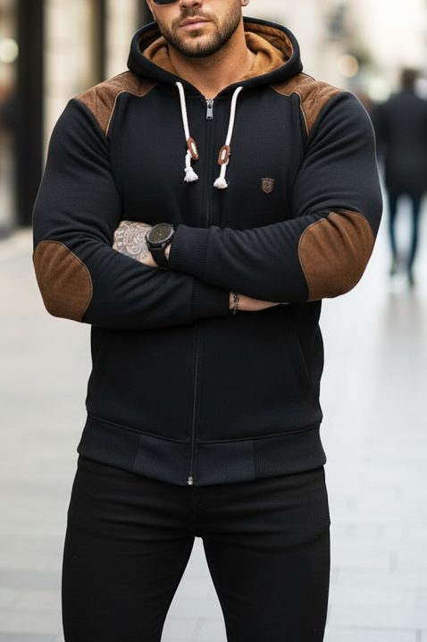 Muška dukserica ZORFOZO BLACK, Boja: crna, IVET.RS - Nova Kolekcija