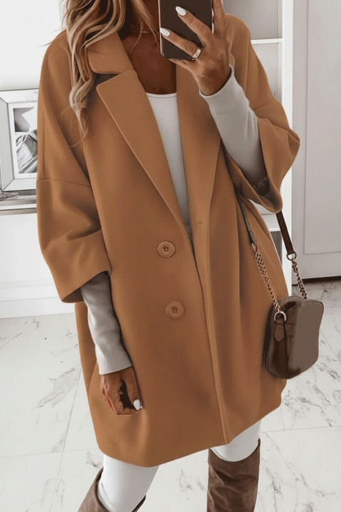 Kaput OLFONJA CAMEL, Boja: svetlobraon, IVET.RS - Nova Kolekcija