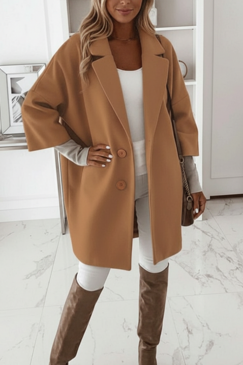 Kaput OLFONJA CAMEL, Boja: svetlobraon, IVET.RS - Nova Kolekcija