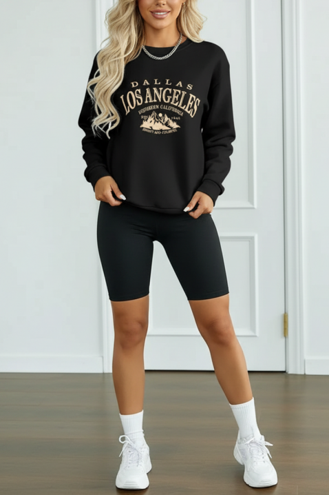 Ženska bluza ANGLEZA BLACK, Boja: crna, IVET.RS - Nova Kolekcija