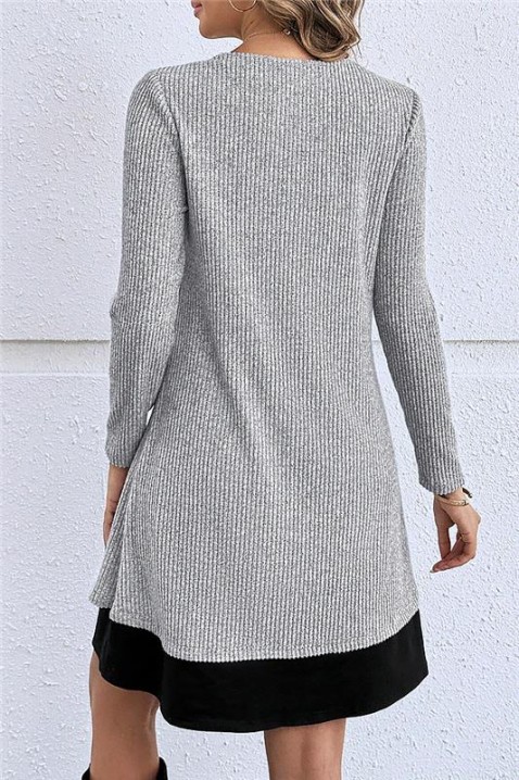 Haljina LIKRENA, Boja: siva, IVET.RS - Nova Kolekcija