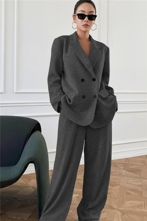 Komplet BENZOLA GRAFIT, Boja: grafitna, IVET.RS - Nova Kolekcija