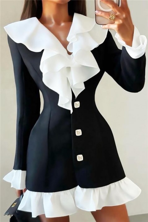 Haljina RENIZALA, Boja: crna, IVET.RS - Nova Kolekcija