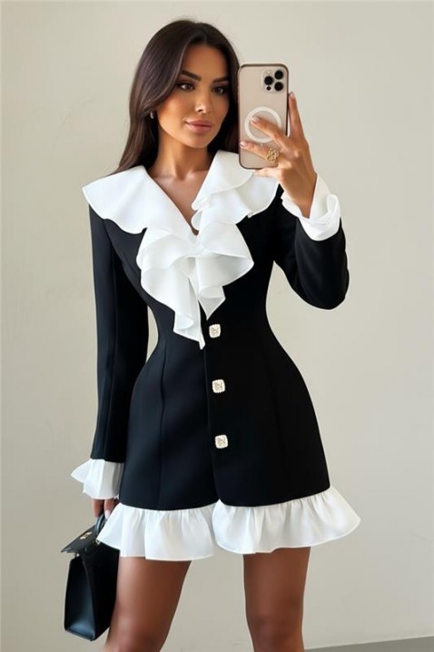 Haljina RENIZALA, Boja: crna, IVET.RS - Nova Kolekcija