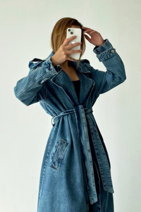 Mantil ZUARDA, Boja: plava, IVET.RS - Nova Kolekcija