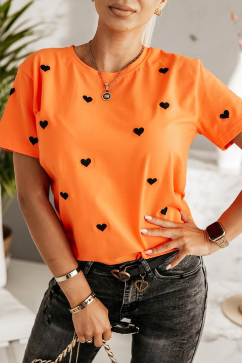 Majica ELGLINZA, Boja: narandžasta, IVET.RS - Nova Kolekcija