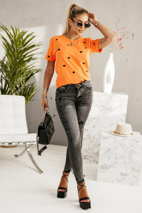 Majica ELGLINZA, Boja: narandžasta, IVET.RS - Nova Kolekcija