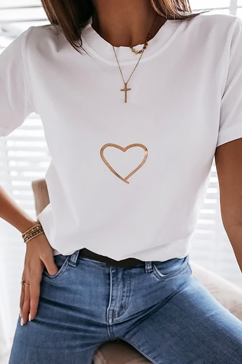 Majica BREFOLZA, Boja: bela, IVET.RS - Nova Kolekcija