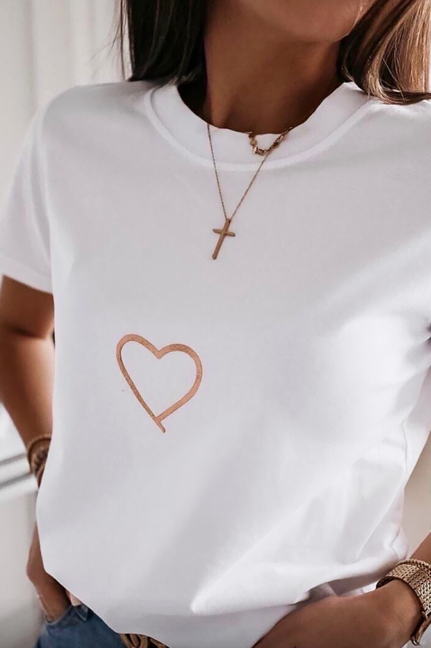 Majica BREFOLZA, Boja: bela, IVET.RS - Nova Kolekcija