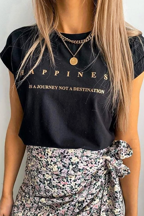 Majica JORSENA, Boja: crna, IVET.RS - Nova Kolekcija