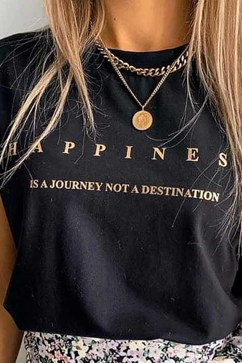 Majica JORSENA, Boja: crna, IVET.RS - Nova Kolekcija