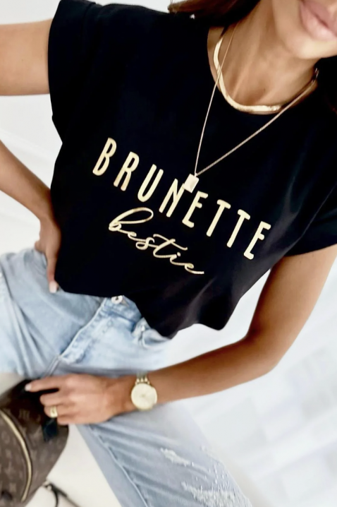 Majica BRUNINZA, Boja: crna, IVET.RS - Nova Kolekcija