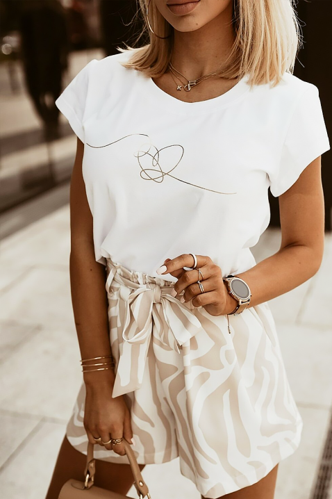 Majica HROVILDA, Boja: bela, IVET.RS - Nova Kolekcija