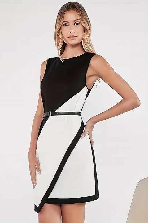 Haljina KLEMONGA, Boja: crna i bela, IVET.RS - Nova Kolekcija