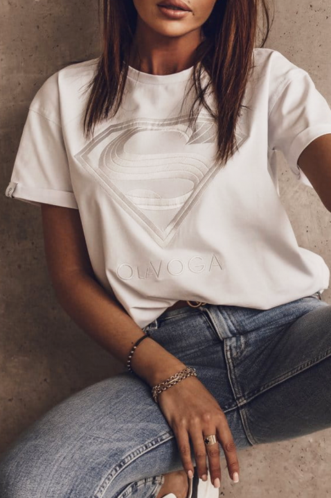 Majica SUPRINDA, Boja: bela, IVET.RS - Nova Kolekcija