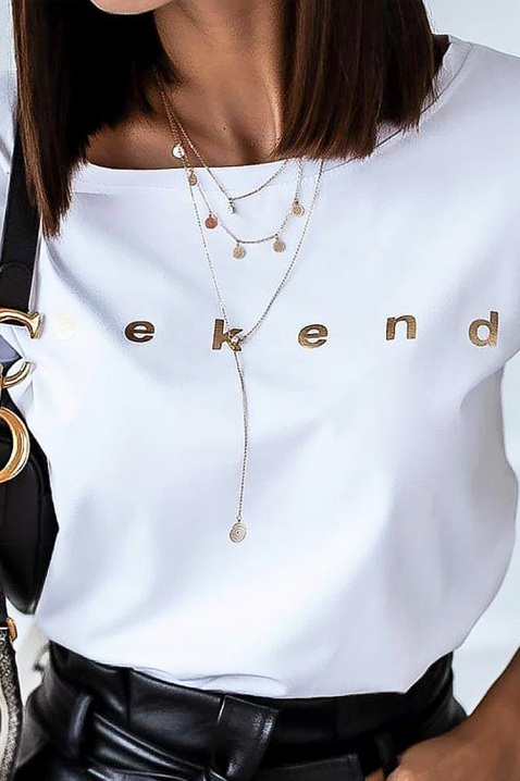 Majica NRELONDA, Boja: bela, IVET.RS - Nova Kolekcija