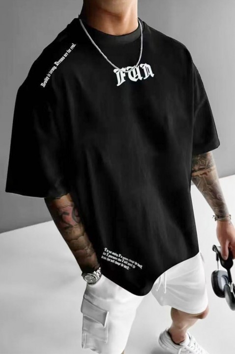 Muška majica MORTIK, Boja: crna, IVET.RS - Nova Kolekcija