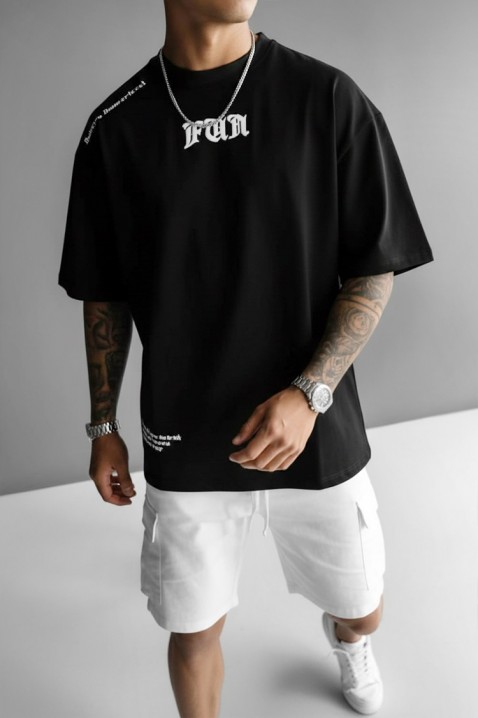 Muška majica MORTIK, Boja: crna, IVET.RS - Nova Kolekcija