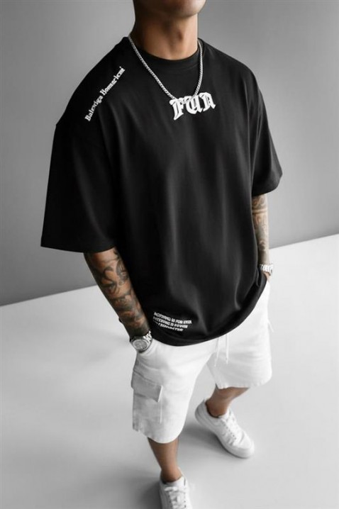 Muška majica MORTIK, Boja: crna, IVET.RS - Nova Kolekcija