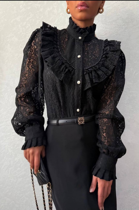 Ženska košulja GLENDILA BLACK, Boja: crna, IVET.RS - Nova Kolekcija