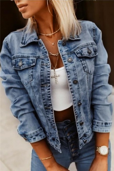 Teksas jakna DENIMALA, Boja: teksas, IVET.RS - Nova Kolekcija