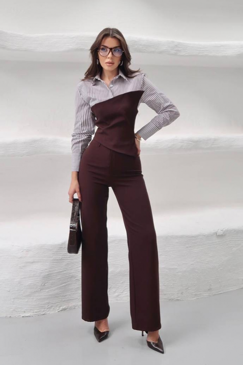 Komplet SEROLZA BROWN, Boja: braon, IVET.RS - Nova Kolekcija