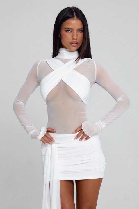 Haljina PRESLAVA, Boja: bela, IVET.RS - Nova Kolekcija