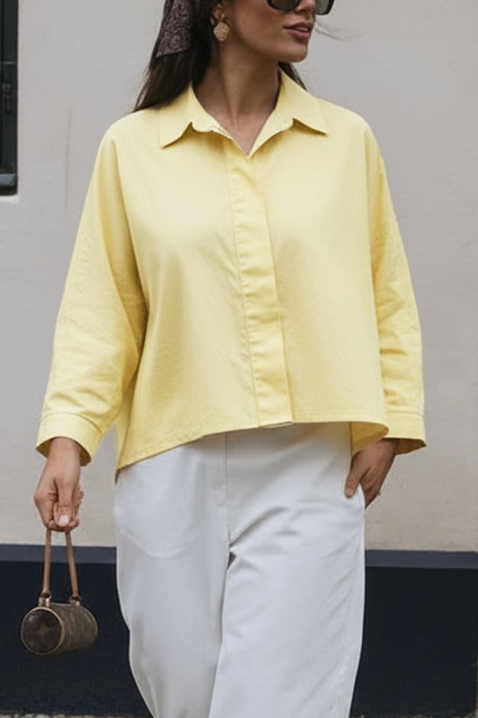 Ženska košulja DERMINZA YELLOW, Boja: žuta, IVET.RS - Nova Kolekcija